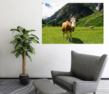 3D Bull Head 03 Animal Wall Stickers Wallpaper AJ Wallpaper 2 