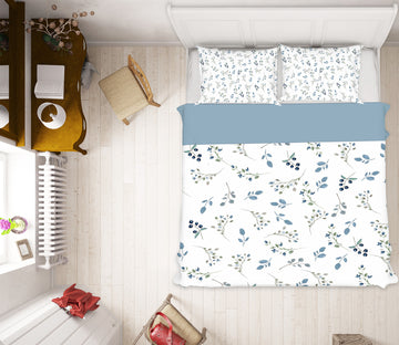 3D Blueberry Flower 192 Uta Naumann Bedding Bed Pillowcases Quilt