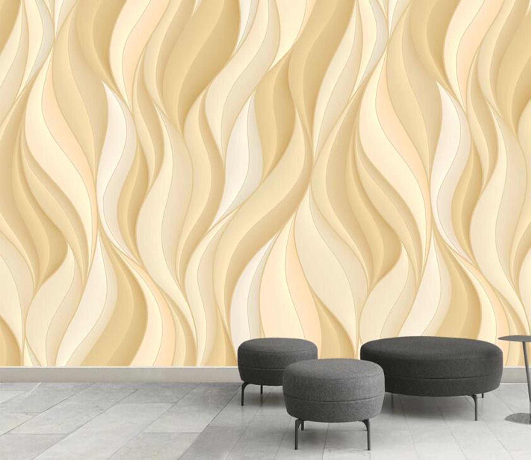 3D Thick Wire Winding 2371 Wall Murals