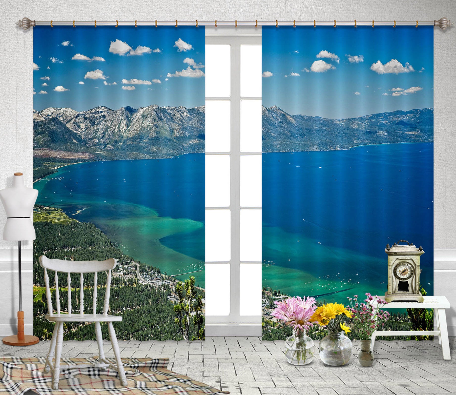 3D Ocean 62165 Kathy Barefield Curtain Curtains Drapes