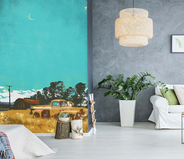 3D Field Truck 1403 Showdeer Wall Mural Wall Murals