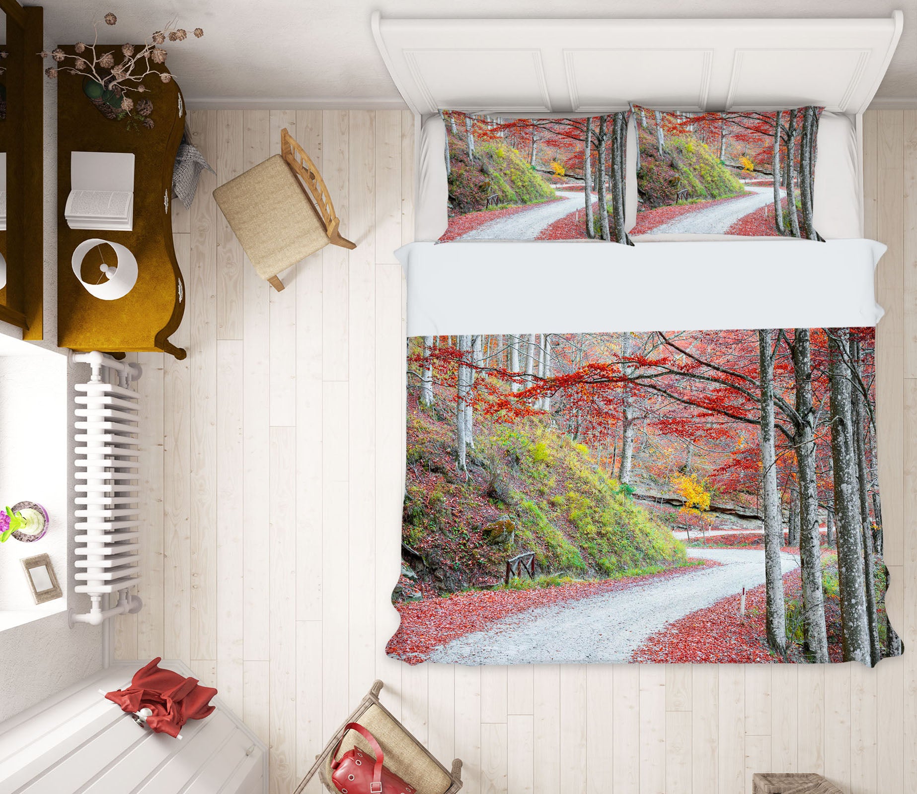 3D Maple Trail 2105 Marco Carmassi Bedding Bed Pillowcases Quilt