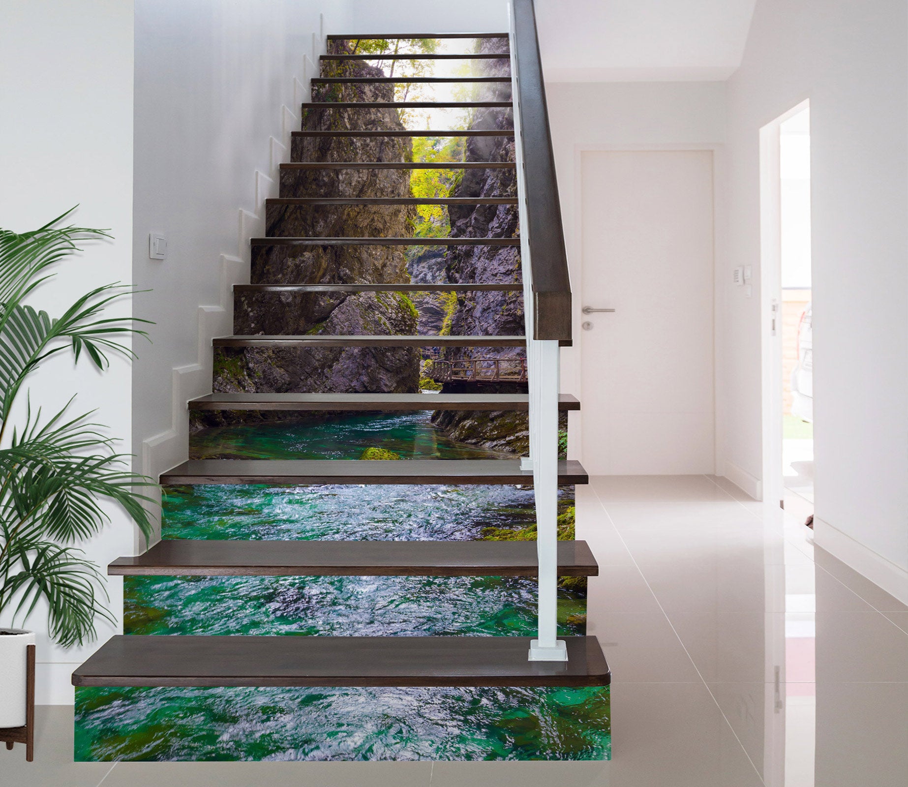 3D Comfortable Landscape In The Mountains 457 Stair Risers