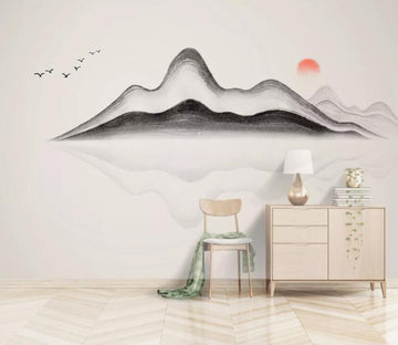 3D Mountain Peak WC56 Wall Murals Wallpaper AJ Wallpaper 2 
