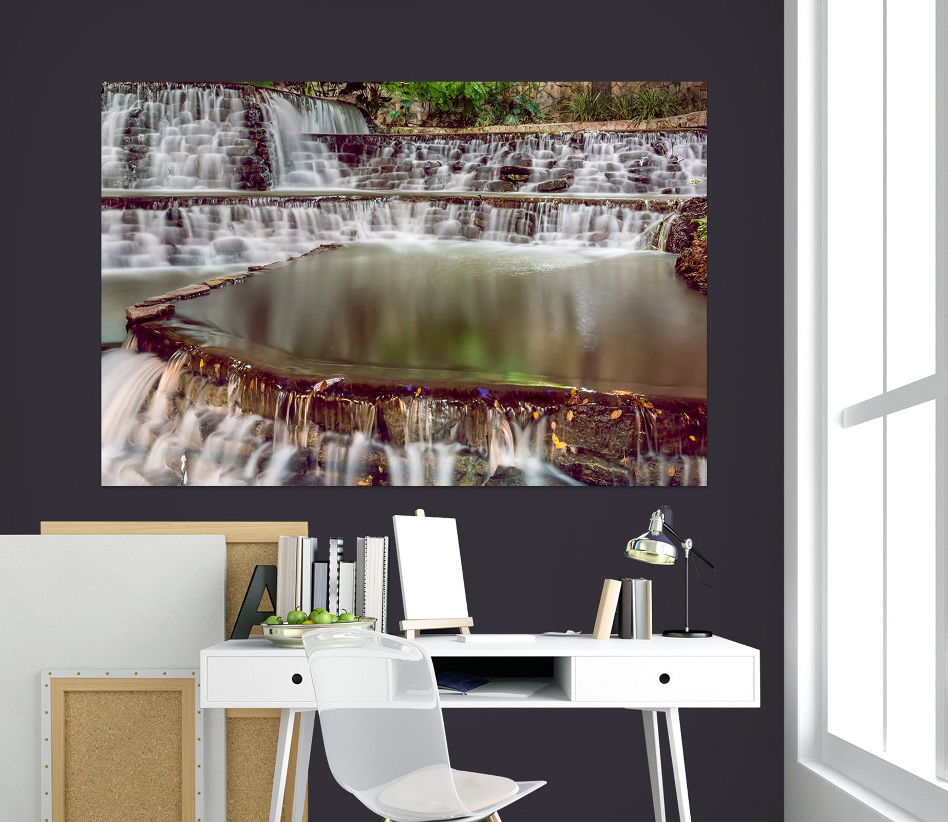 3D River Lake 4039 Beth Sheridan Wall Sticker