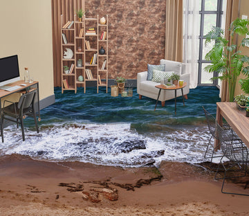 3D Cool Beach Holiday 1430 Floor Mural