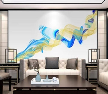 3D Blue Wave WG812 Wall Murals