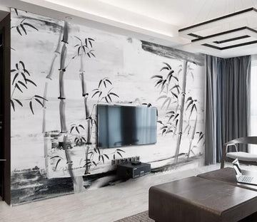 3D Bamboo Forest WG14 Wall Murals Wallpaper AJ Wallpaper 2 