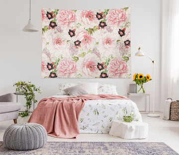 3D Pink Flower 5315 Uta Naumann Tapestry Hanging Cloth Hang