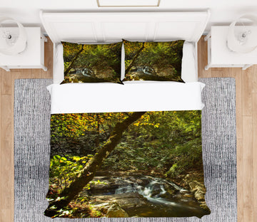 3D Tranquil Creek 2137 Kathy Barefield Bedding Bed Pillowcases Quilt