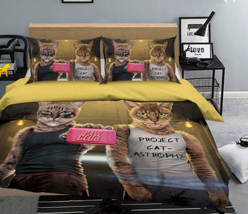 3D Paw Club 065 Bed Pillowcases Quilt Exclusive Designer Vincent