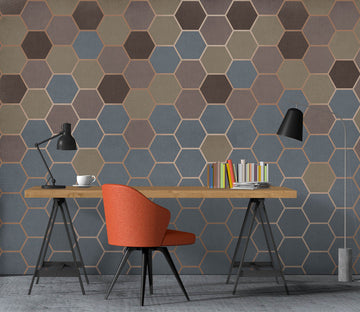3D Hexagon Graphics 1065 Wall Murals