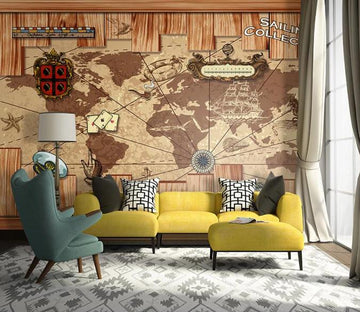 3D Global Route 343 Wall Murals Wallpaper AJ Wallpaper 2 