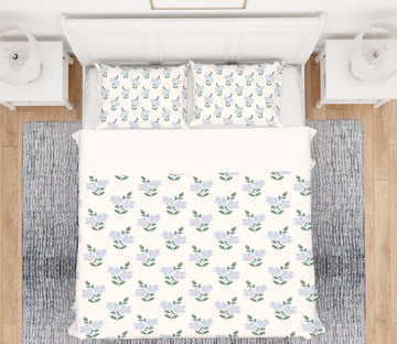 3D Blue Flowers 109152 Kashmira Jayaprakash Bedding Bed Pillowcases Quilt