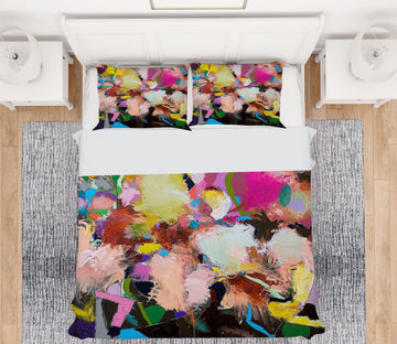 3D Pink Paint 1051 Allan P. Friedlander Bedding Bed Pillowcases Quilt