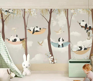 3D Little Panda 441 Wall Murals Wallpaper AJ Wallpaper 2 