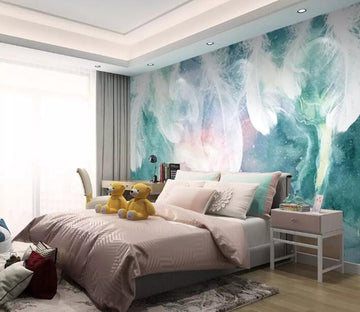 3D Colored Feather WG16 Wall Murals Wallpaper AJ Wallpaper 2 