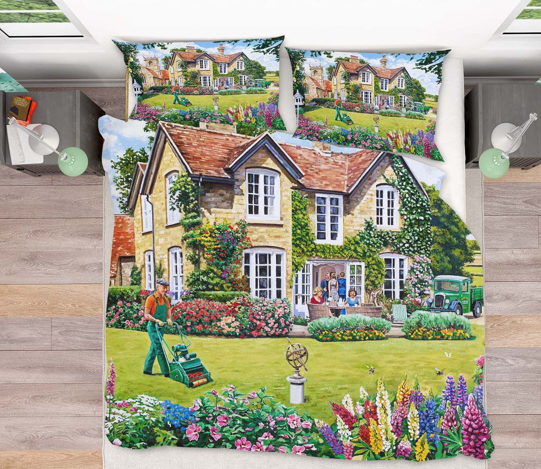 3D The Vicarage 2070 Trevor Mitchell bedding Bed Pillowcases Quilt