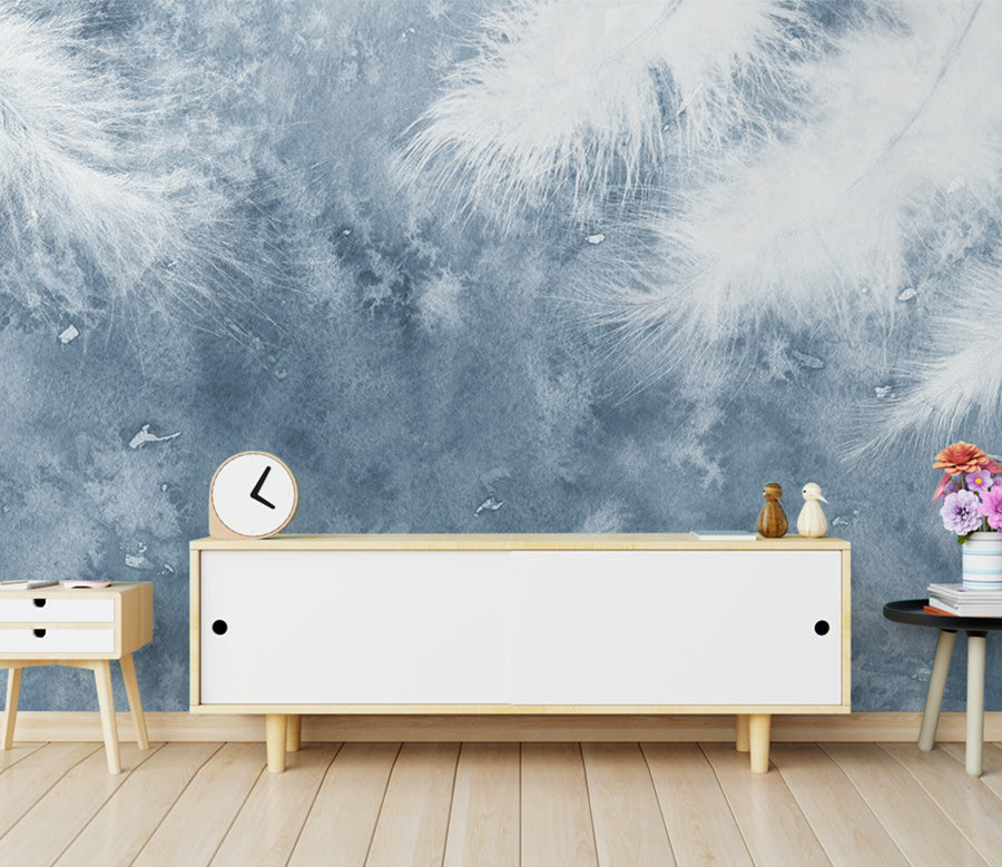 3D Soft Feather WG025 Wall Murals