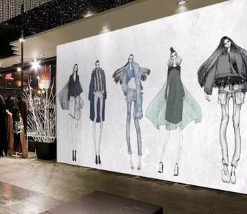 3D Fashion Model WG07 Wall Murals Wallpaper AJ Wallpaper 2 