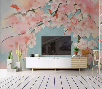 3D Peach Blossom 2111 Wall Murals