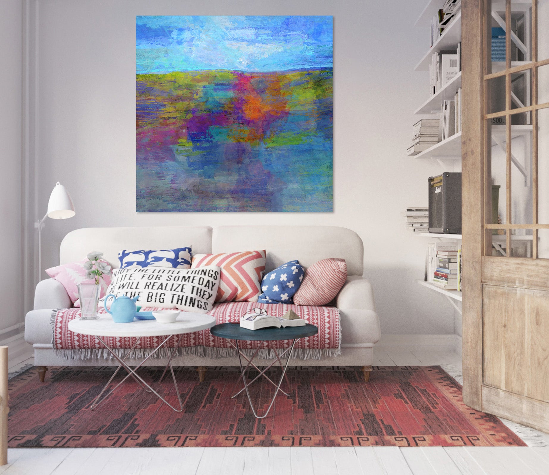 3D Colorful 016 Michael Tienhaara Wall Sticker