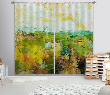 3D Graffiti Village 001 Allan P. Friedlander Curtain Curtains Drapes