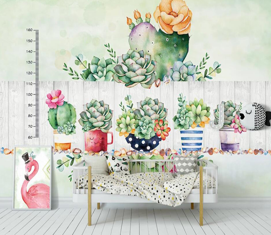3D Succulent World 965 Wall Murals