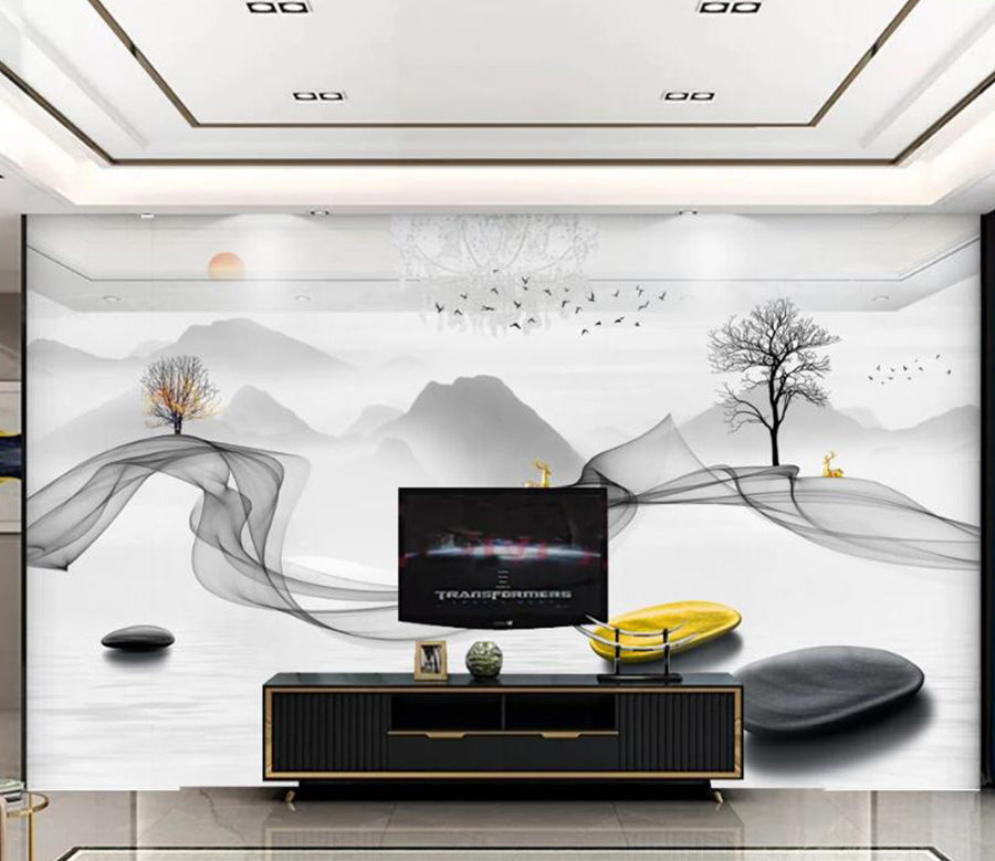 3D Dead Tree 248 Wall Murals