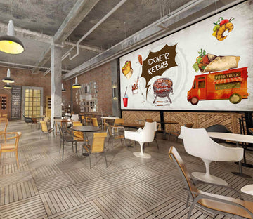 3D Food Transport 3016 Wall Murals