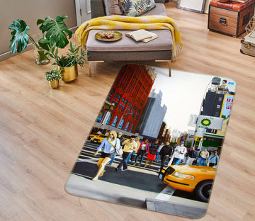 3D Pedestrian 11164 Matthew Holden Bates Rug Non Slip Rug Mat