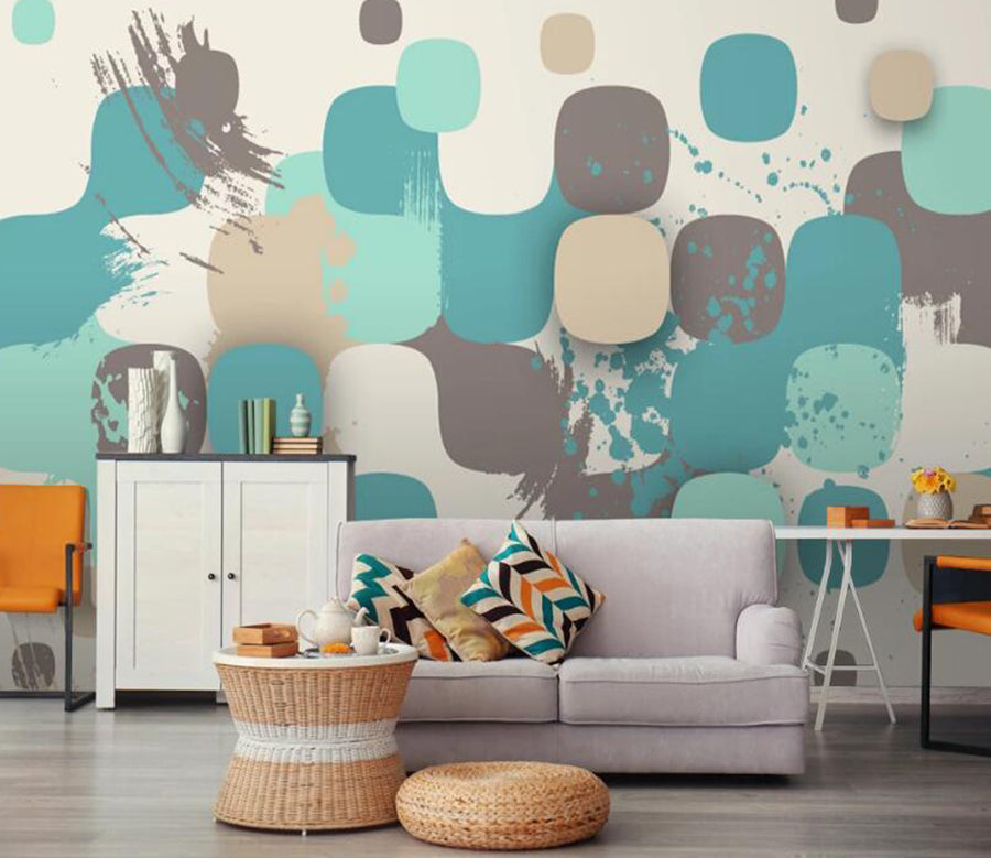 3D Doodle Circle 585 Wall Murals