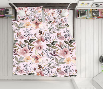 3D Blooming Leaves 053 Uta Naumann Bedding Bed Pillowcases Quilt