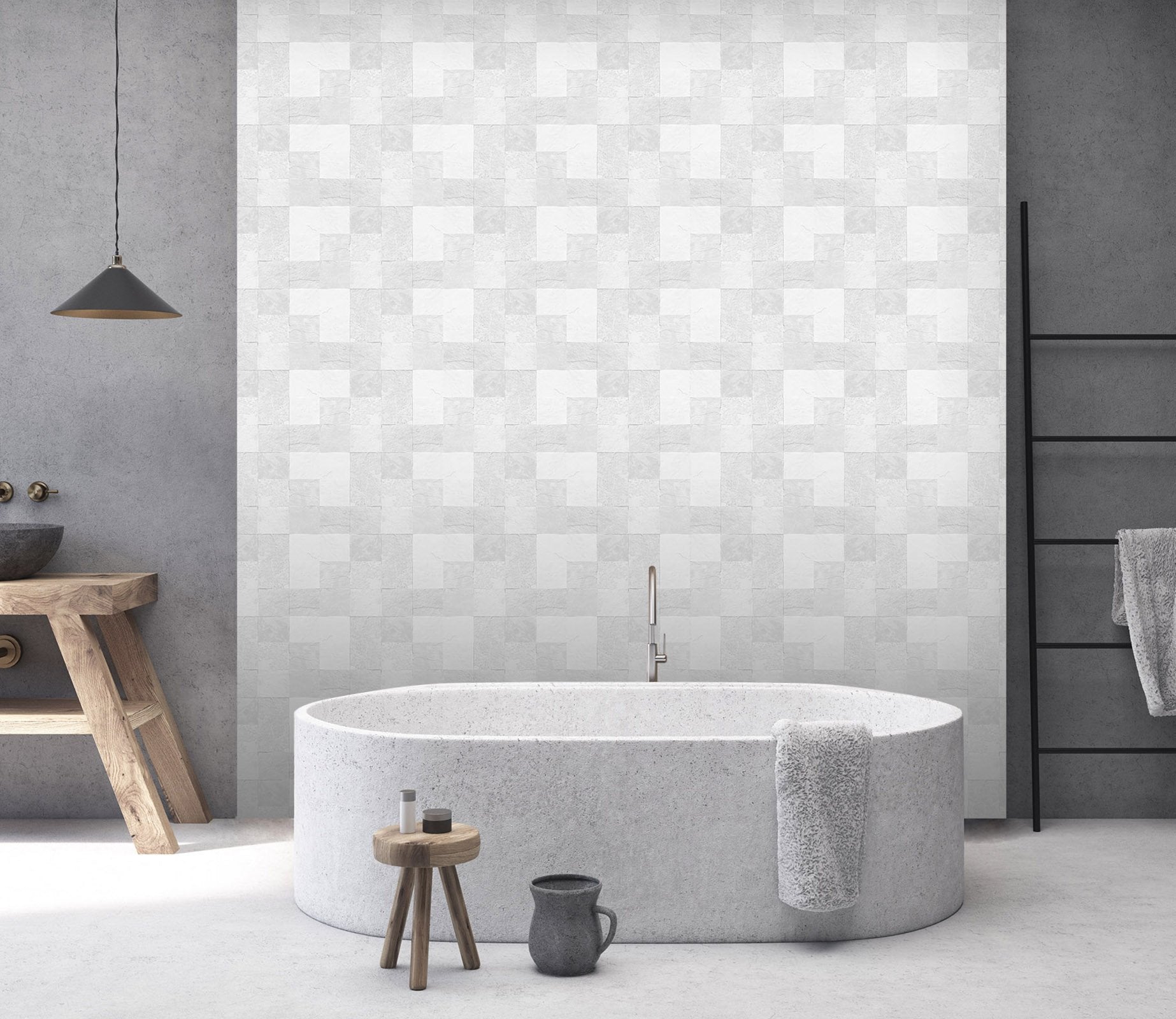 3D Square Style 011 Marble Tile Texture Wallpaper AJ Wallpaper 2 