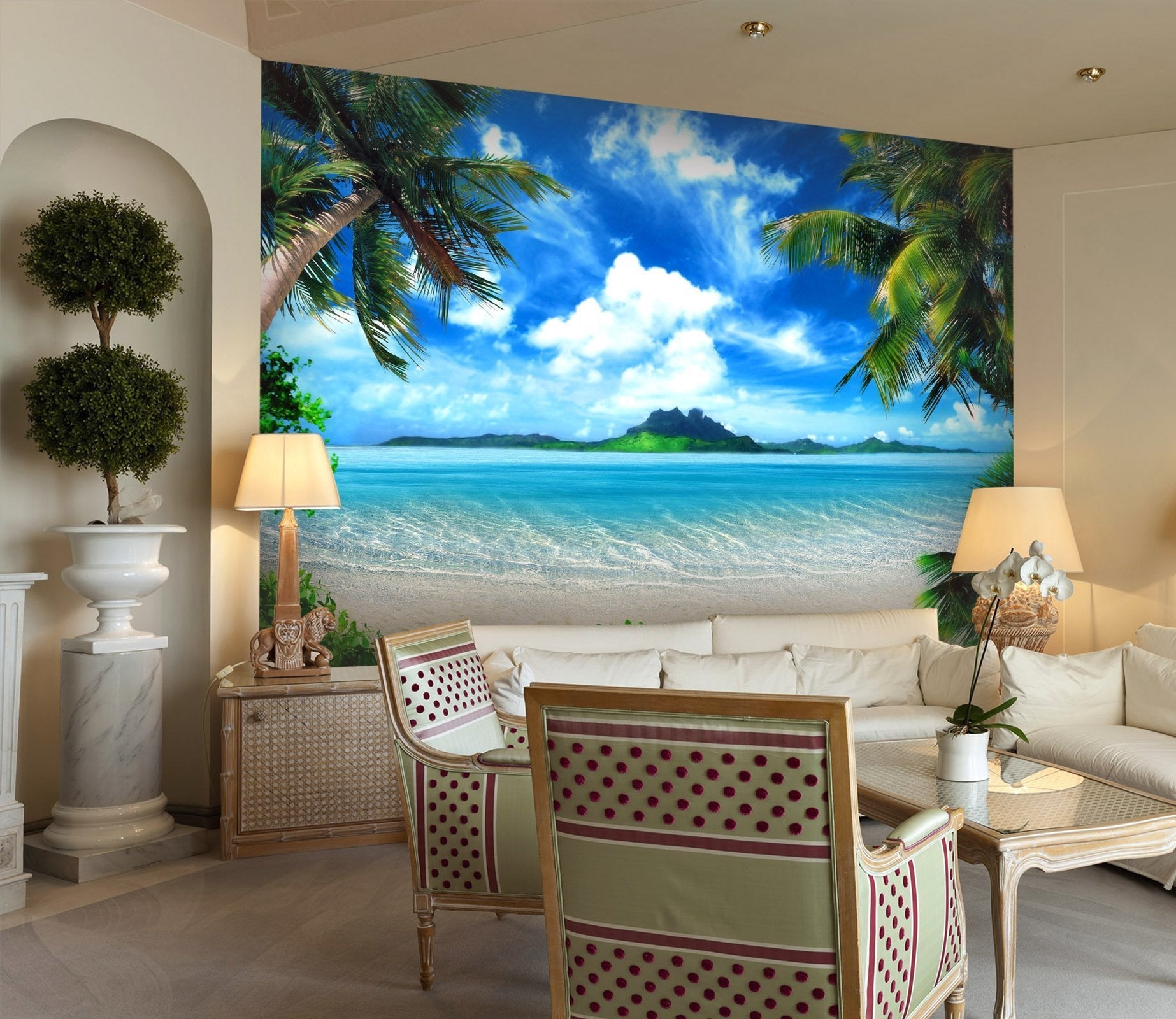 3D Tropical Paradise 33 Wall Murals Wallpaper AJ Wallpaper 
