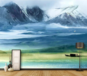 3D Snow Mountain WC883 Wall Murals