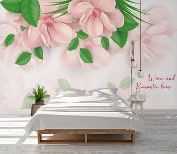 3D Midsummer Flowers 1077 Wall Murals