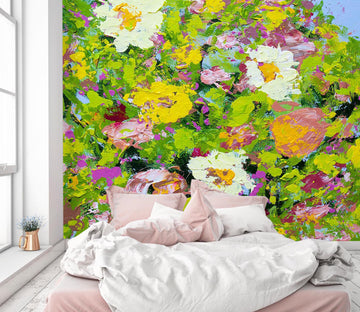 3D Oil Painting Flowers 115 Allan P. Friedlander Wall Mural Wall Murals