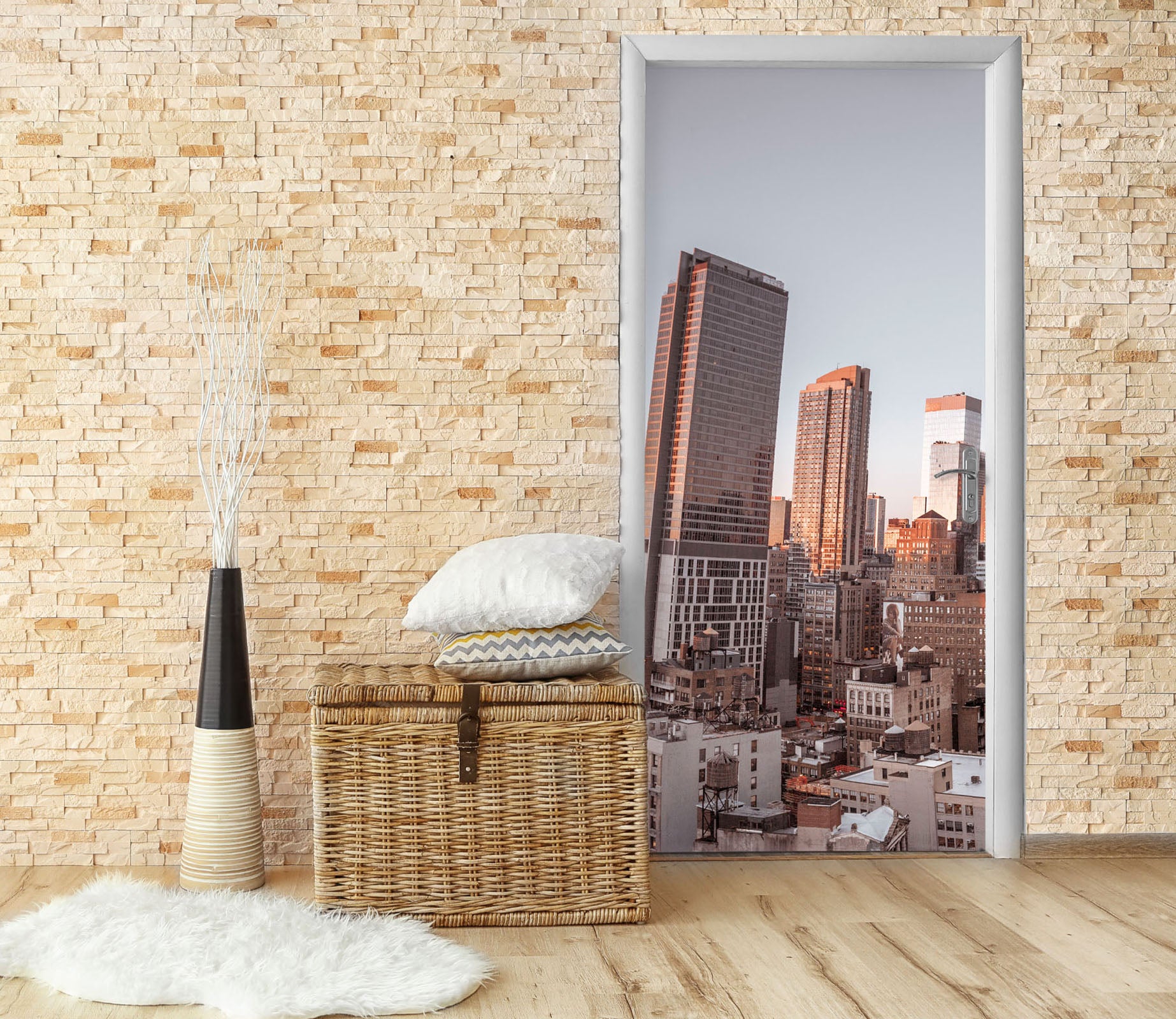 3D High-Rise 101148 Assaf Frank Door Mural