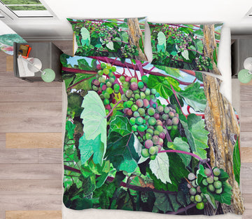 3D Grape 11045 Matthew Holden Bates Bedding Bed Pillowcases Quilt