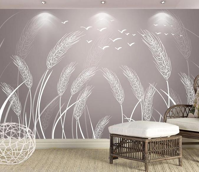 3D Wheat 268 Wall Murals Wallpaper AJ Wallpaper 2 