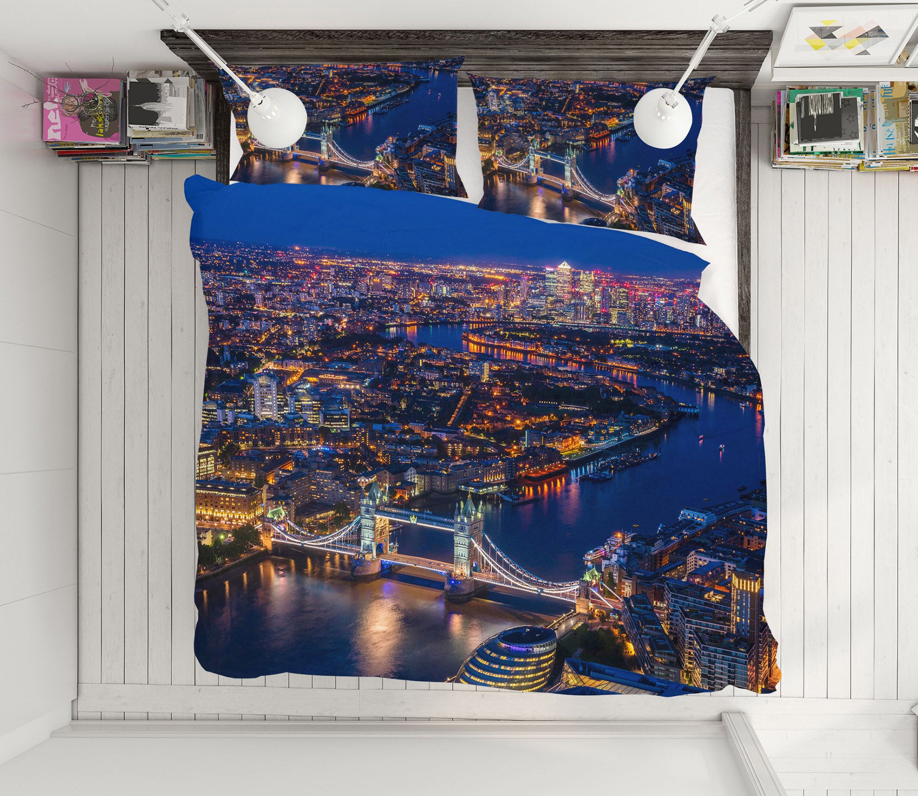 3D Night Lights 2103 Marco Carmassi Bedding Bed Pillowcases Quilt