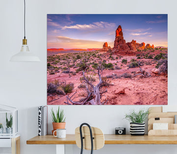 3D Red Stones 196 Marco Carmassi Wall Sticker