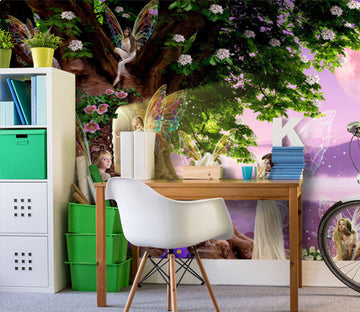 3D Green Forest WC014 Wall Murals