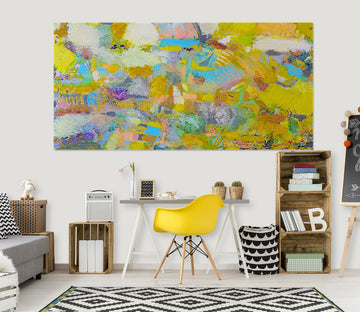 3D Abstract Green 104 Allan P. Friedlander Wall Sticker