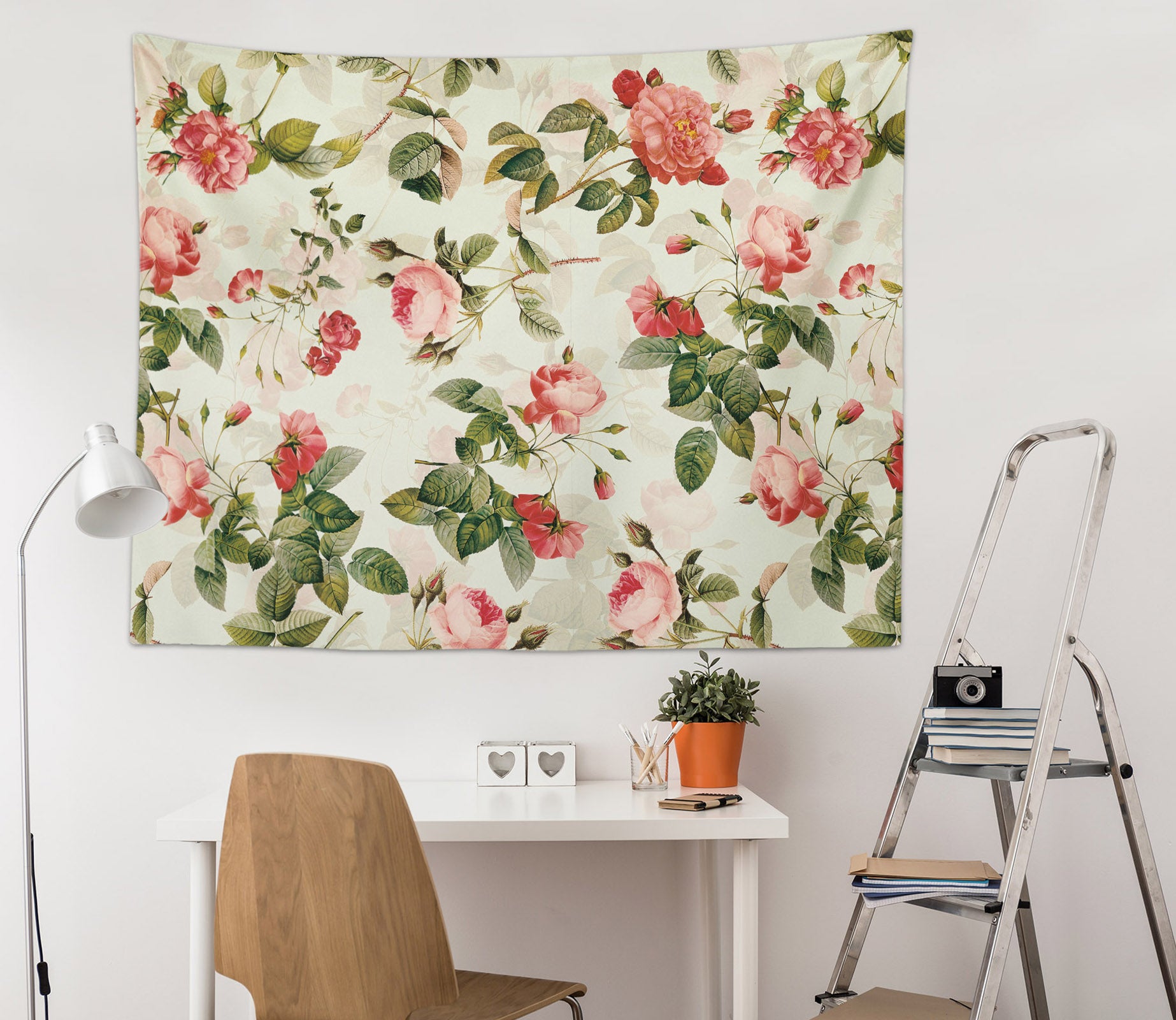 3D Pink Rose 5310 Uta Naumann Tapestry Hanging Cloth Hang