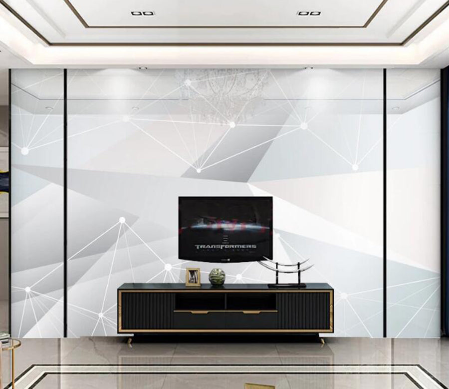 3D Light Star Point 125 Wall Murals