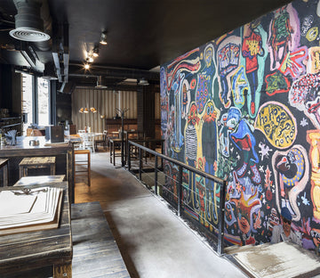 3D Color Figures 1470 Wall Murals