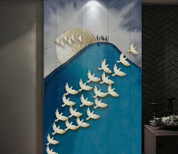 3D Group Of Birds WG107 Wall Murals