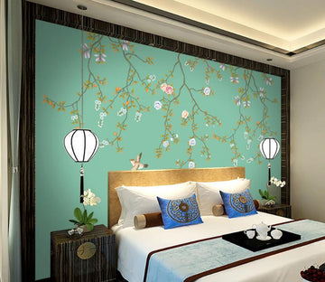 3D Safflower Bird WG952 Wall Murals